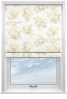 Shabby Chic by Rachel Ashwell Rose Chintz, Yellow - Twist&Fit Roman Blind